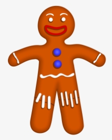 Cookie Clipart Person - Transparent Shrek Gingerbread Man, HD Png Download, Transparent PNG