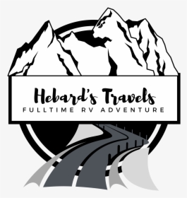 Hebards Travels Full Time Rv Clipart- - Mountain Rock Vector, HD Png Download, Transparent PNG