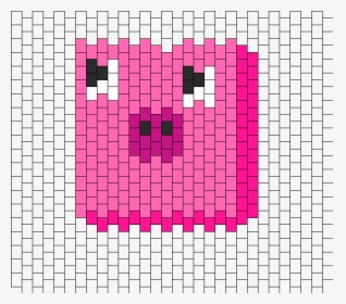 3d Box Piggy Bead Pattern - Pokemon Kandi Mask Pattern, HD Png Download, Transparent PNG