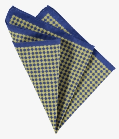 Blue Geometric Patterned Pocket Square - Maio Victhy Xadrez Rosa, HD Png Download, Transparent PNG