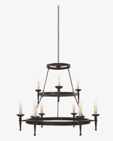 Visual Comfort Round Iron Chandelier, HD Png Download, Transparent PNG