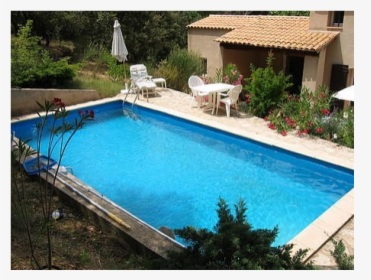 Provençal Country Villa Pool And Tennis Court - Swimming Pool, HD Png Download, Transparent PNG