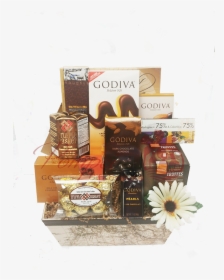 Choco Lover S Chocolate Gift Basket, Chocolate Gift - Gift Basket, HD Png Download, Transparent PNG