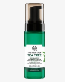 The Body Shop Tea Tree Skin Clearing Foaming Cleanser - Body Shop Tea Tree Foaming Cleanser Png, Transparent Png, Transparent PNG