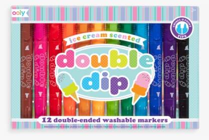 Double Dip Ice Cream Scented Markers - Marker Pen, HD Png Download, Transparent PNG