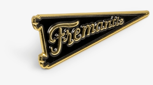 Fremantle Pennant Flag Pin In Gold - Emblem, HD Png Download, Transparent PNG