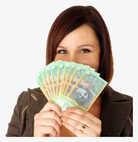 Money For Car - Hand Holding Australian Dollars, HD Png Download, Transparent PNG