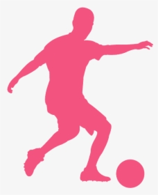 Silueta De Jugador De Futbol Para Imprimir, HD Png Download, Transparent PNG