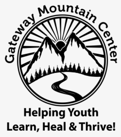 Gateway Mtn Logo Learn Heal Thrive - Illustration, HD Png Download, Transparent PNG