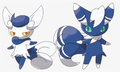 Meowstic Male And Female - Pokemon Tipo Psiquico Quinta Generacion, HD Png Download, Transparent PNG