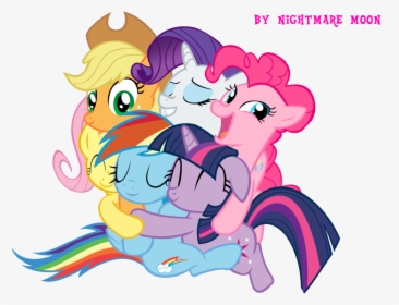Posted Image - My Little Pony Friendship Is Magic Group Hug, HD Png Download, Transparent PNG