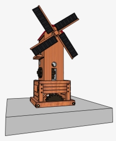 Windmill Clipart Png - Windmill, Transparent Png, Transparent PNG