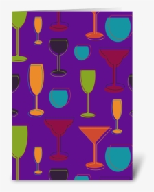 Drinking Glasses Greeting Card - Champagne Stemware, HD Png Download, Transparent PNG