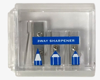3 Way Pencil Sharpener - Plastic, HD Png Download, Transparent PNG