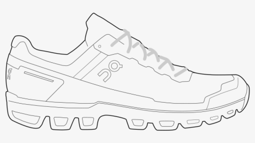 Running Shoes Drawing - Sports Shoes Drawing Png, Transparent Png, Transparent PNG