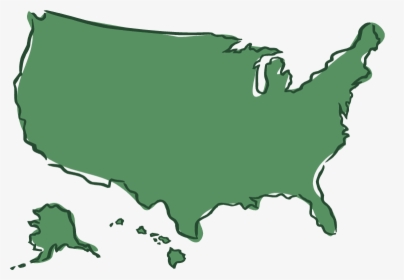 Clipart Of United States Map Black And White Which - 3 Regions Of Us, HD Png Download, Transparent PNG