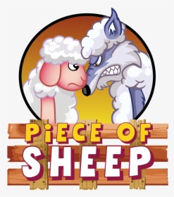 Piece Of Sheep - Cartoon, HD Png Download, Transparent PNG