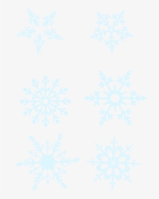 Blue Snowflakes Winter Commercial Elements Png And - Snowflake, Transparent Png, Transparent PNG