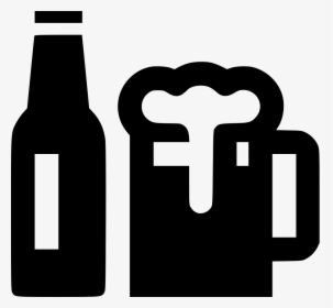 Drink Bottle Mug Geer - Beer Glass Png Icon, Transparent Png, Transparent PNG