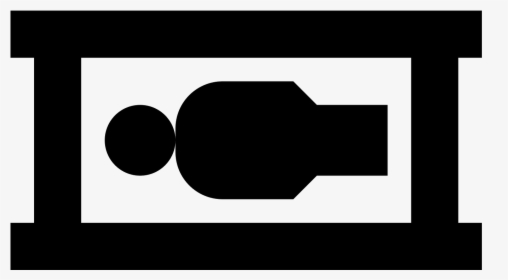 A Stretcher Icon Consists Of A Rectangular Shape, And - Circle, HD Png Download, Transparent PNG