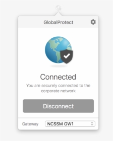Vpn Mac 7 - Global Protect Connected, HD Png Download, Transparent PNG