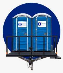 Two Arizona Portable Toilets On Trailer - Illustration, HD Png Download, Transparent PNG