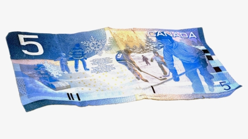 A Five Dollar Bill From Canada, One Of The Older Versions - Trunks, HD Png Download, Transparent PNG