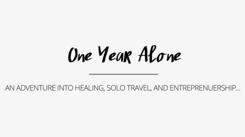 One Year Alone - Calligraphy, HD Png Download, Transparent PNG