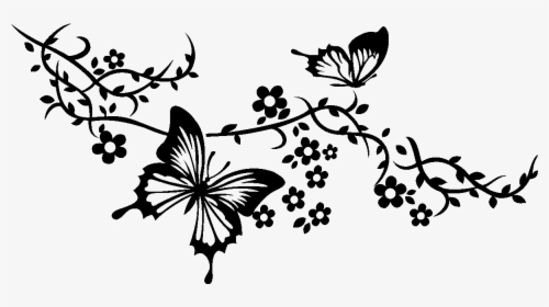 Stickers Muraux Animaux - Black Butterflies Png Transparent, Png Download, Transparent PNG