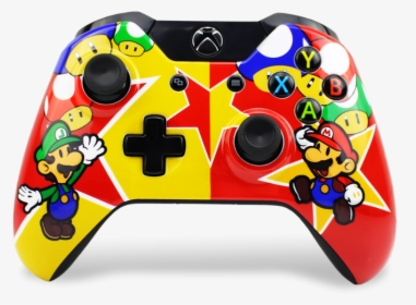 Custom Xbox Controller Mario, HD Png Download, Transparent PNG
