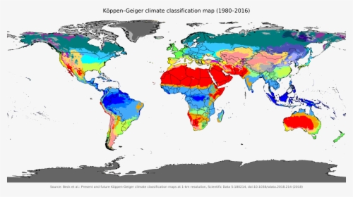 Koppen Climate World Map, HD Png Download, Transparent PNG