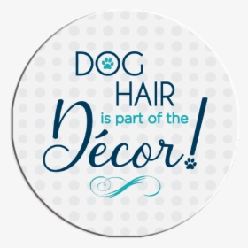 Dog Hair Is Part Of The Decor   Class - Circle, HD Png Download, Transparent PNG