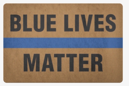 Blue Lives Matter Doormat   Class Lazyload None   Style, HD Png Download, Transparent PNG