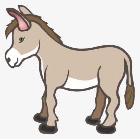 Free Clipart Of A Donkey - Donkey Clipart Black And White, HD Png Download, Transparent PNG