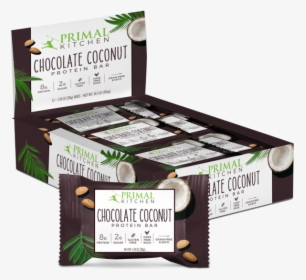Chocolate Coconut Protein Bars - Chocolate Coconut Protein Bar, HD Png Download, Transparent PNG