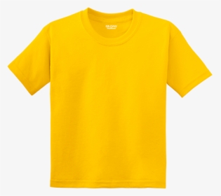 Yellow Gildan Shirt Back Clipart , Png Download - Gildan Yellow Shirt ...