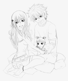 Drawing Family Sketch - Line Art, HD Png Download, Transparent PNG