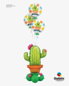 Transparent Desert Cactus Clipart - Cactus Balloon Qualatex, HD Png Download, Transparent PNG