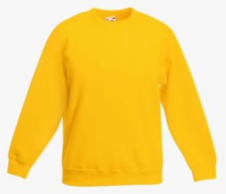Fruit Of The Loom Yellow Sweatshirt, HD Png Download, Transparent PNG