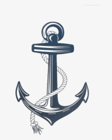 Graphic Library Library Anchor Rope Clipart - Anchor With Rope Png, Transparent Png, Transparent PNG