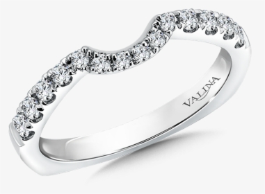 Curved Wedding Band For Cushion Cut, HD Png Download, Transparent PNG