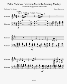 Thomas Bergersen Immortal Sheet Music , Png Download - Pokemon Marimba, Transparent Png, Transparent PNG