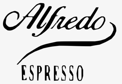 Alfredo Espresso Logo Black And White - Alfredo Espresso Logo, HD Png Download, Transparent PNG