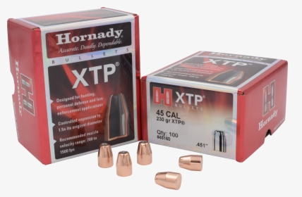 Hornady Xtp Pistol Bullets - Hornady Match Bullets 168 Gr Bthp, HD Png Download, Transparent PNG