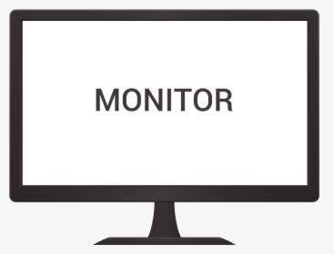 Monitor Vector Png Image - Lcd Monitor Vector, Transparent Png, Transparent PNG