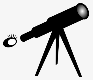 Telescope Clipart Png - Cartoon Telescope Eye, Transparent Png, Transparent PNG