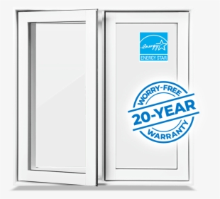 A Double Casement Window With The Energy Star Logo - Energy Star, HD Png Download, Transparent PNG