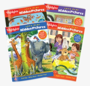 Hidden Pictures Let’s Play 4-book Set - Highlights Let's Play Hidden Pictures Books, HD Png Download, Transparent PNG