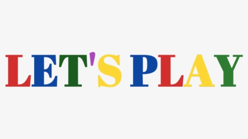 #lets #play #letsplay #colorful #text #colorfultext - Graphic Design, HD Png Download, Transparent PNG