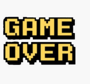 Game Over Png - Game Over Png Yellow, Transparent Png, Transparent PNG